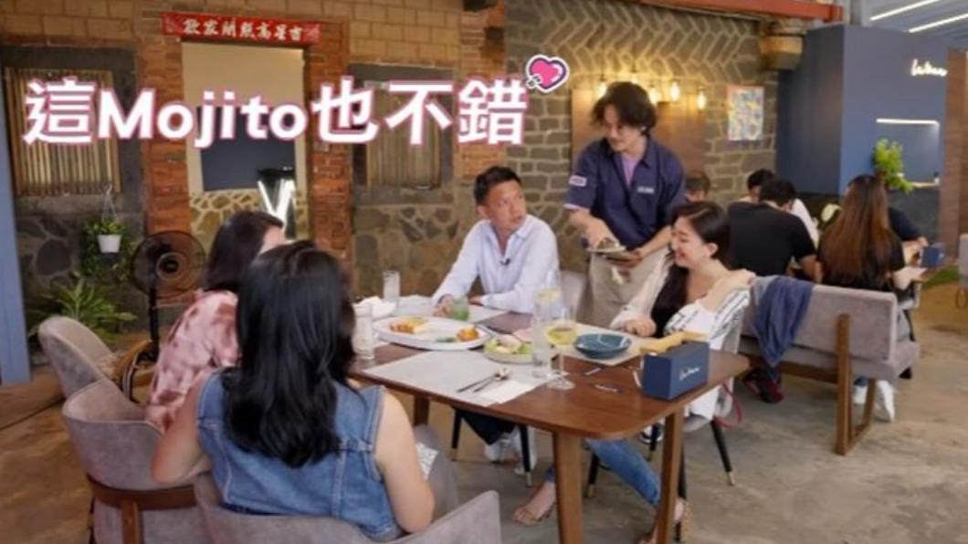 楊銘威調的調酒大獲好評。(圖/翻攝《來吧!營業中》節目片段)