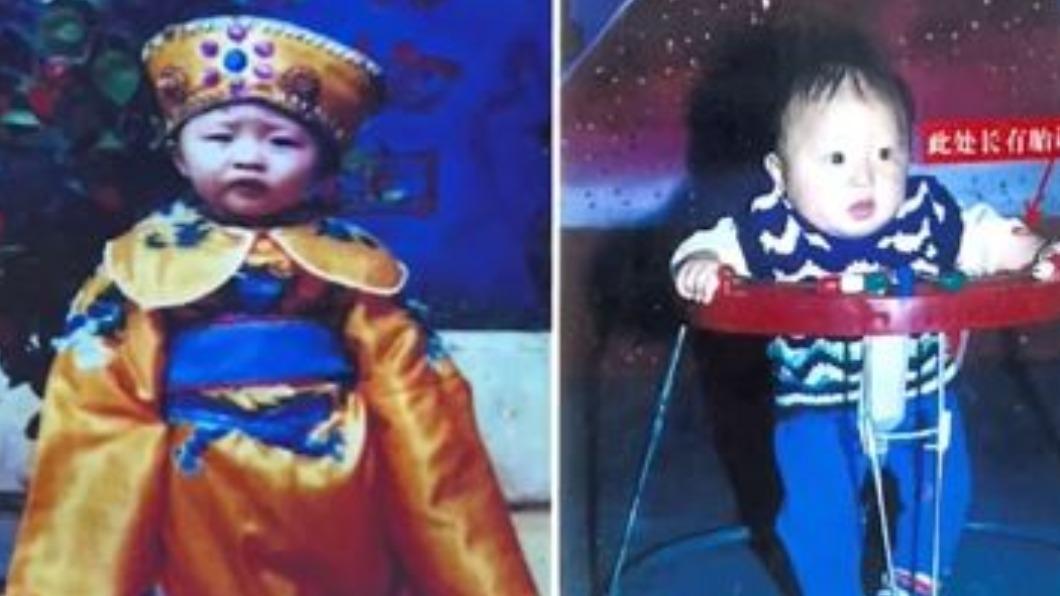 梅志強2歲時被拐走。(圖/翻攝自微博)