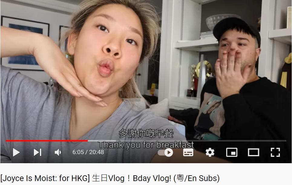 鄭欣宜分享日常Vlog。(圖/翻攝自鄭欣宜YouTube)