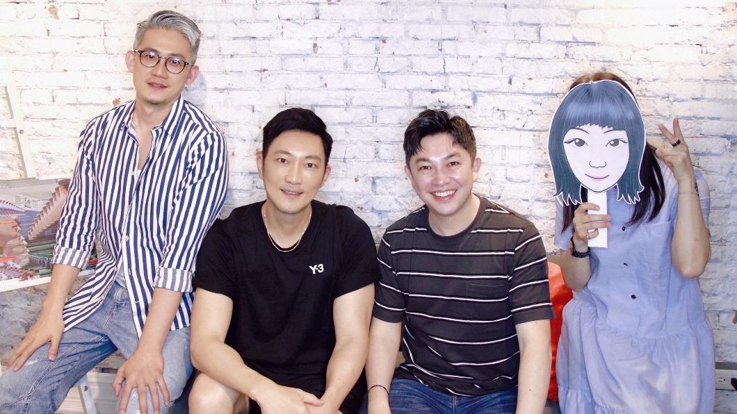 Ryan(左起)、崴爺、李明川、嗆嗆梅。(圖/梯梯文創提供)