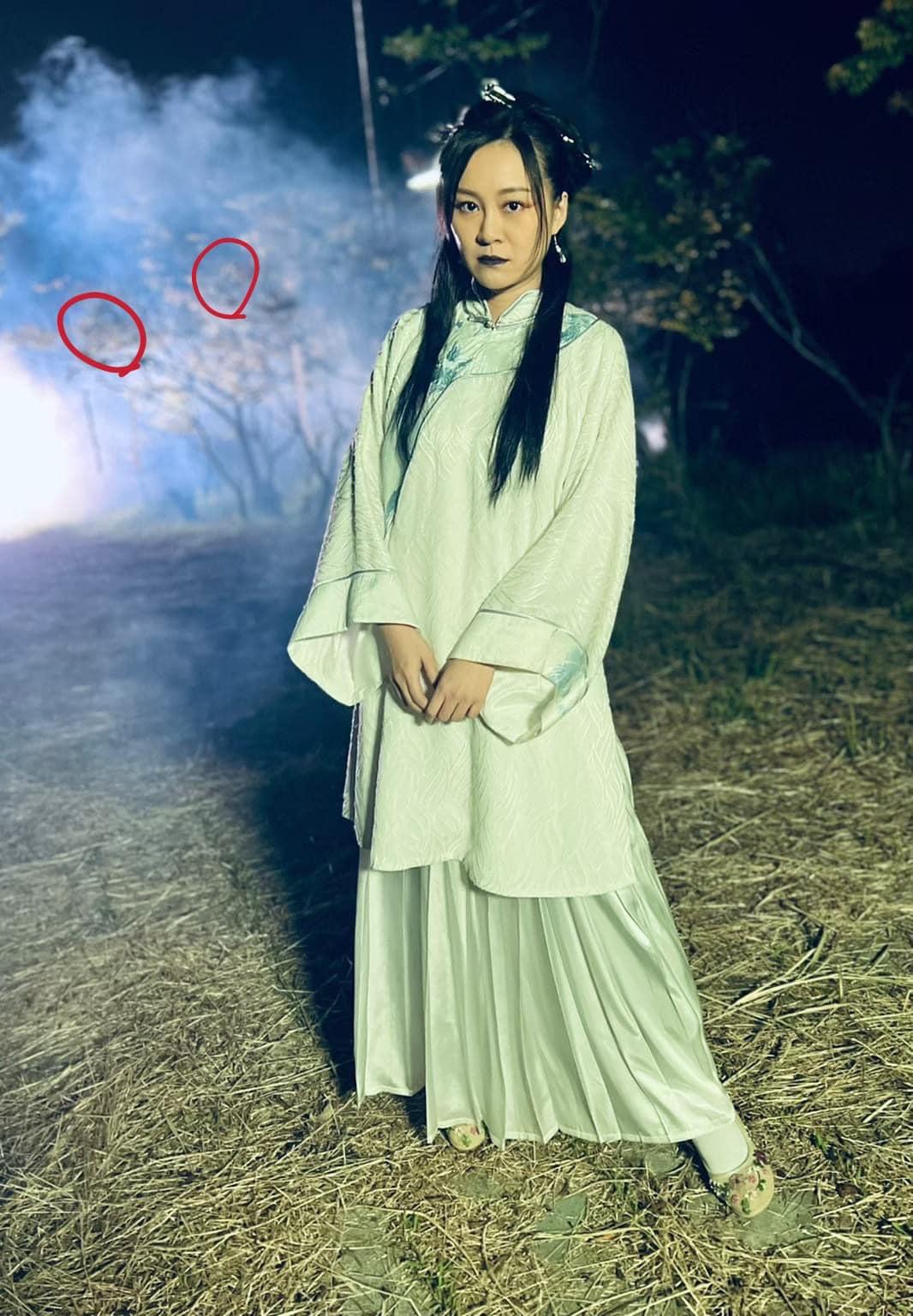 片場拍到靈異照片。(圖/翻攝自陳麒凱臉書)