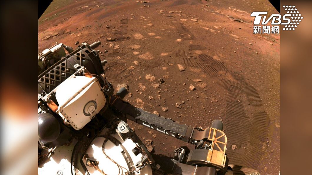 毅力號於2021年2月登陸火星。(圖/達志影像美聯社)