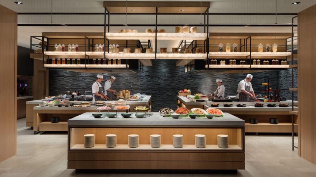 MJ Kitchen位於國泰萬怡酒店。(圖/台北國泰萬怡酒店提供)