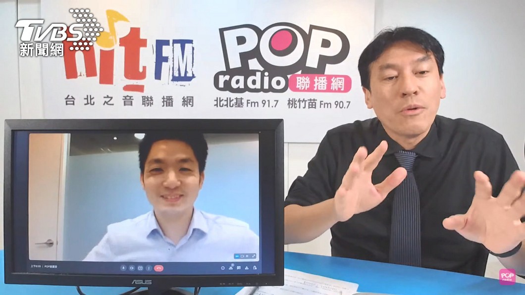 蔣萬安昨在電台節目中拋出5大政見。(圖/TVBS)