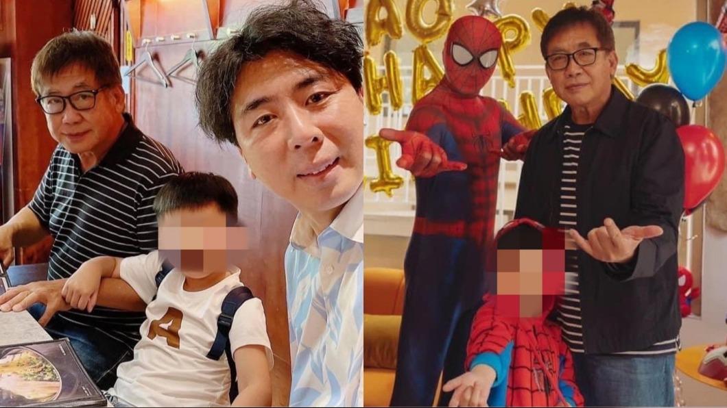 梁修身對孫子有求必應。(圖/翻攝自梁赫群臉書)