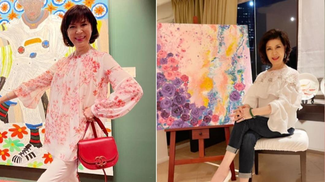 白嘉莉一身氣質擋也擋不住。(圖/翻攝自白嘉莉臉書)