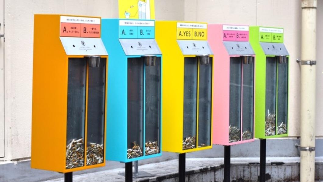 日本澀谷設置「煙蒂投票箱」 讓民眾思考人生順便維護市容