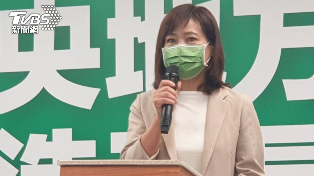民進黨新竹市長參選人沈慧虹。(圖/TVBS)