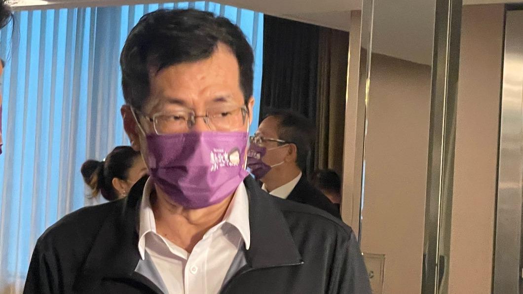 羅致政今下午出席出席新北巿小英之友會活動。（圖／TVBS）