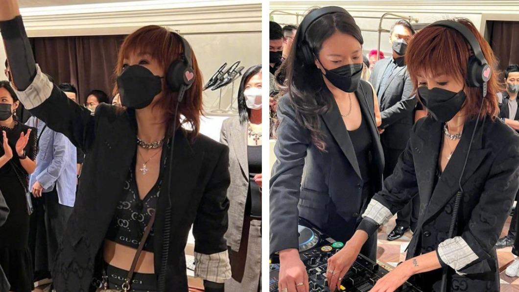 張曼玉以DJ的形式出場。（圖／翻攝自橘子娛樂微博）