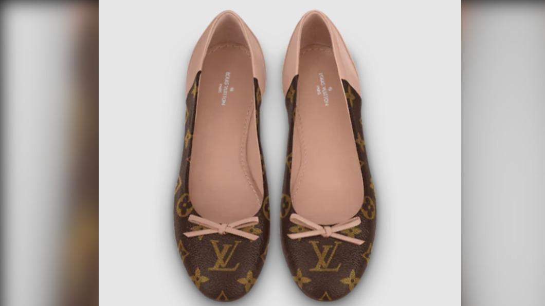 Louis Vuitton JOY 芭蕾舞鞋。（圖／翻攝自Louis Vuitton官網）
