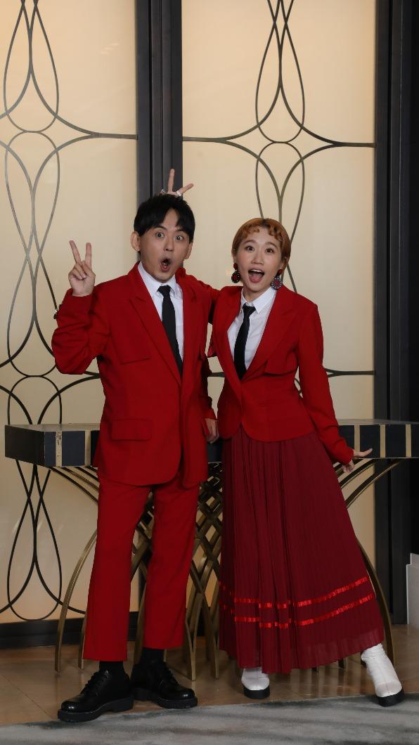 黃子佼與Lulu再度搭檔主持《婚禮歌手》。(圖/東森提供)