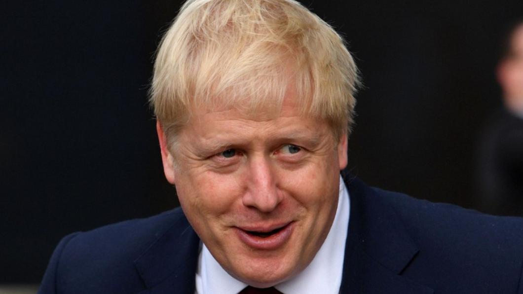英國首相強森。(圖/翻攝自twitter)
