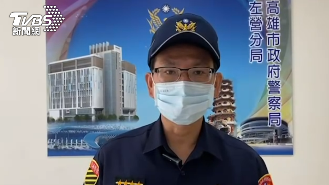 左營分局交通分隊小隊長黃順吉。(圖/TVBS)