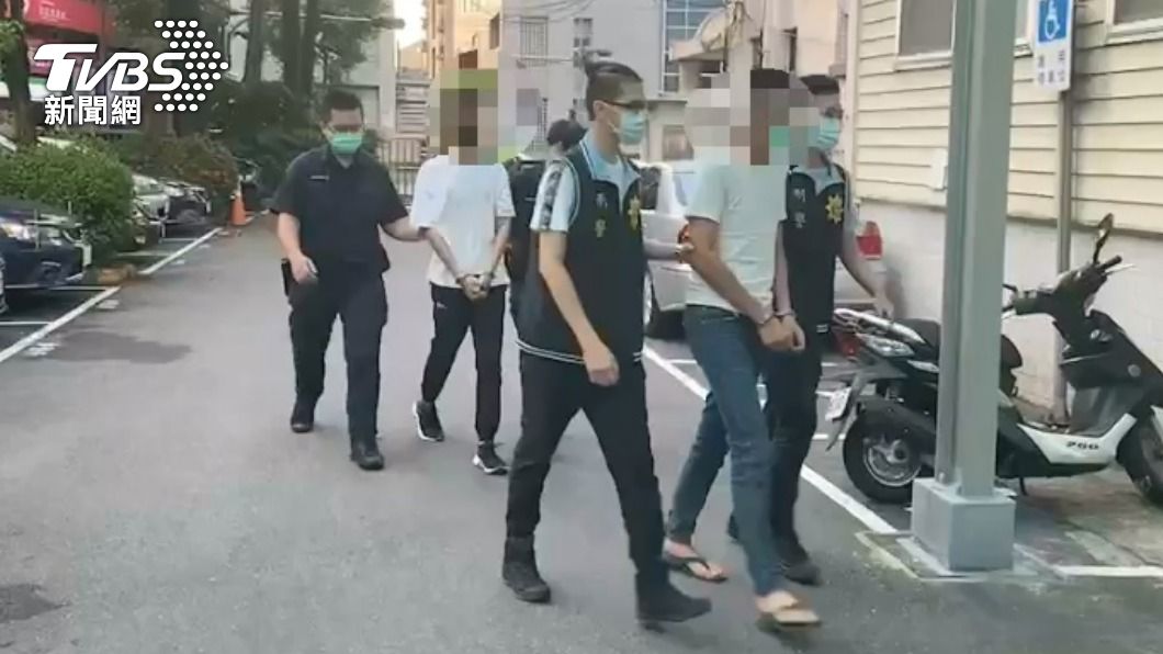 8名犯嫌全數落網。(圖/TVBS)