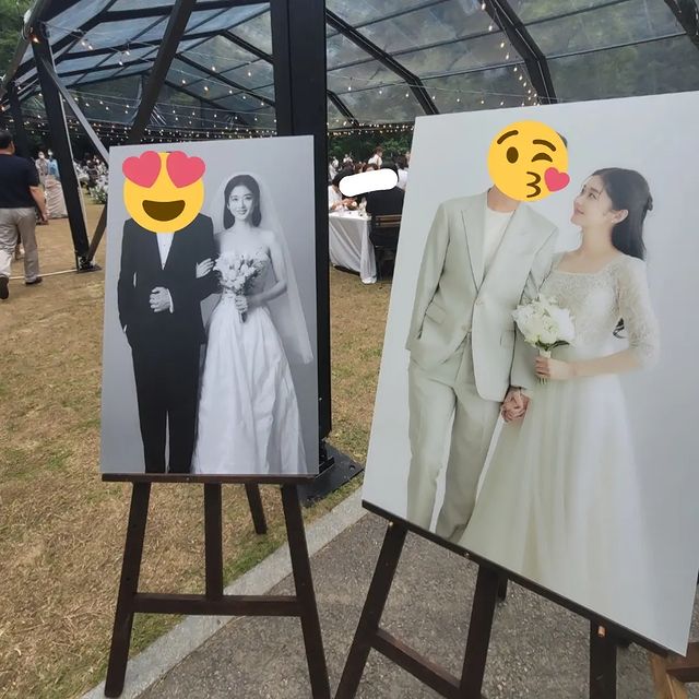張娜拉婚紗照。(圖/翻攝gilncatIG)