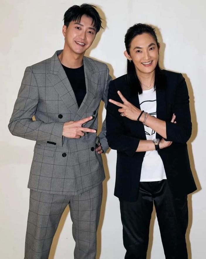 江宏傑及錢薇娟昨天前後曬出合照。(圖/翻攝自江宏傑IG)