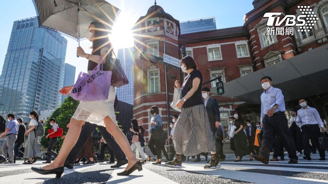 東京近日天氣炎熱，用電量大增。（圖／達志影像美聯社）