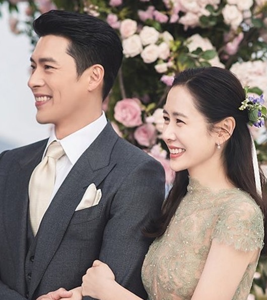 玄彬、孫藝真今年3月才舉行完世紀婚禮。（圖／翻攝自 IG）  