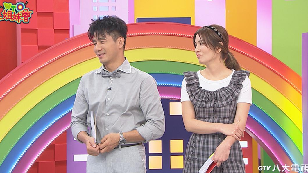 主持人郭彥均（左）和莎莎。（圖／八大提供）