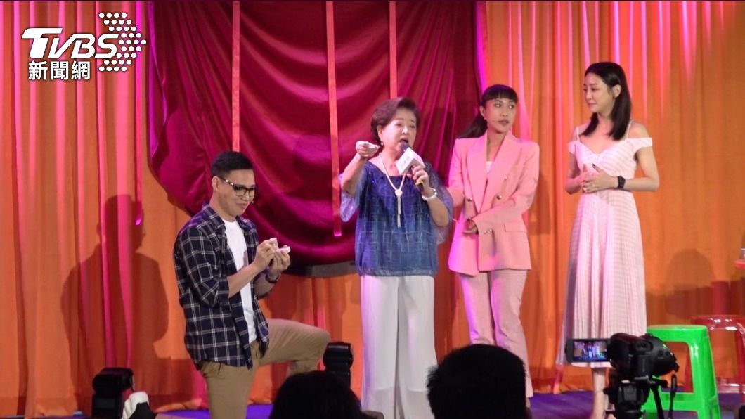 陳淑芳被小鮮肉求婚,嫌戒指太小顆。(圖/黃城碩攝)