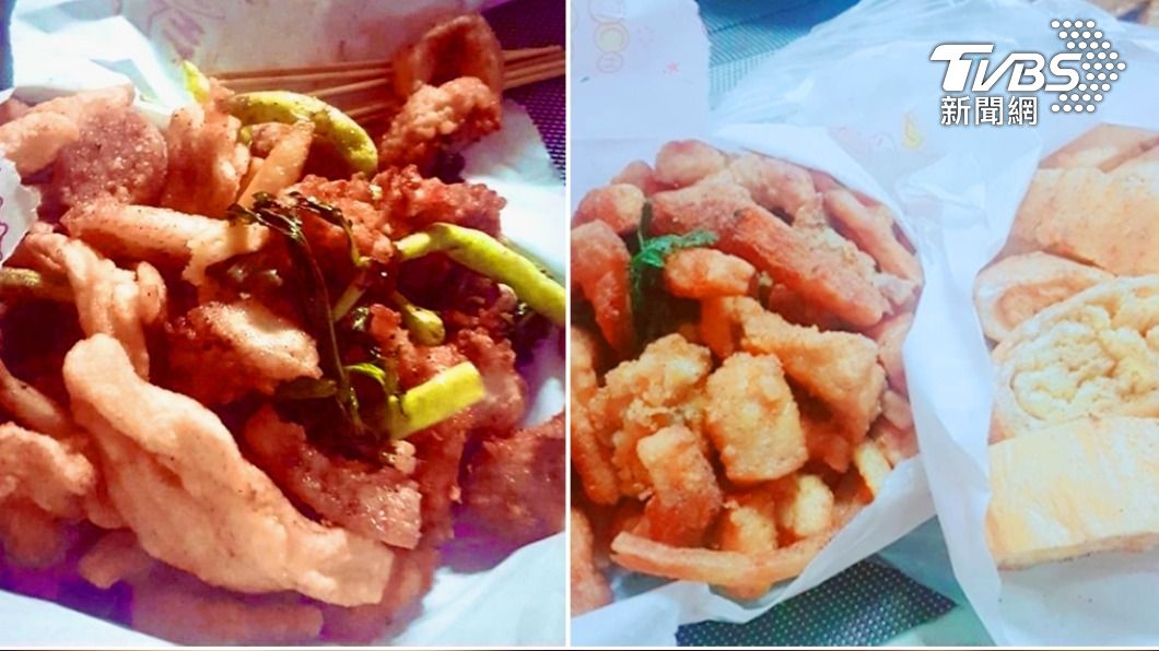 苗栗一間鹹酥雞攤老闆神似陳時中,該攤炸物深受當地人喜愛。(圖/讀者提供)