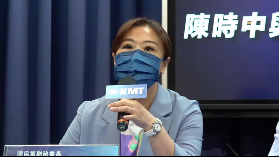 國民黨副秘書長李彥秀。(圖/翻攝國民黨直播)