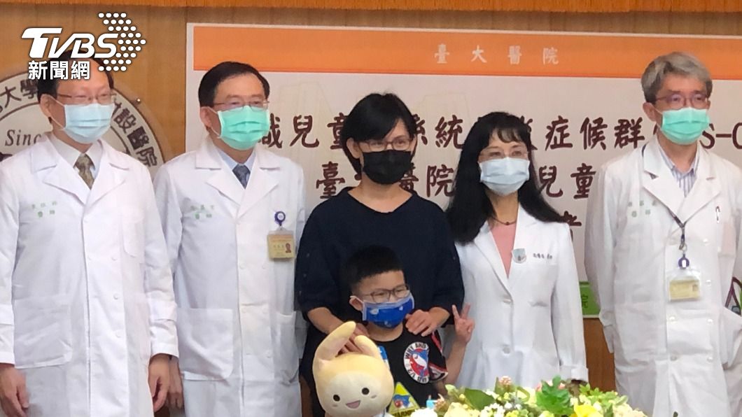 台大醫院已收治15例MIS-C個案,家屬和孩子今出席記者會。(圖/TVBS)