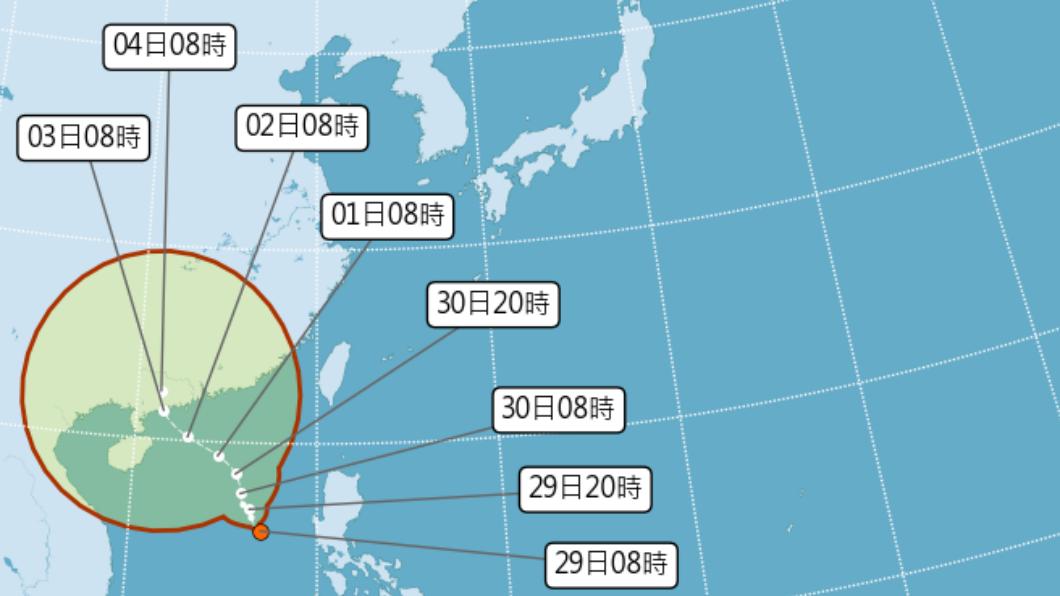 熱帶低壓生成！24hr內恐增強「芙蓉颱風」　迎雨時間曝