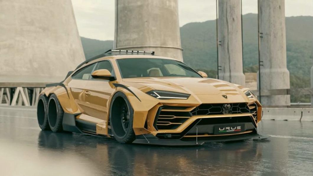 Lamborghini Urus 6×6。（圖／翻攝自Yasid Design）