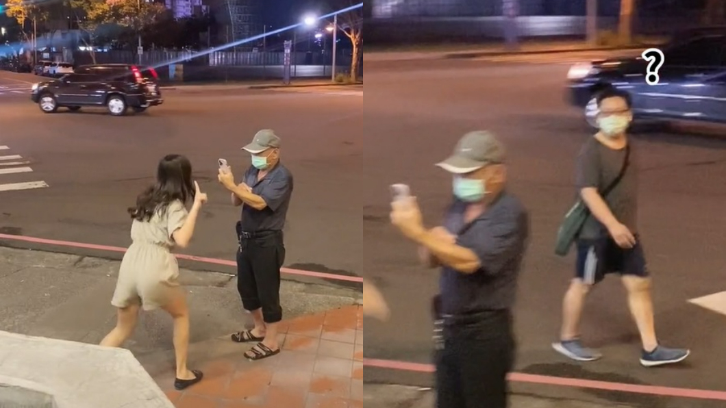 女網友盡情地在鏡頭前搔首弄姿。(圖/翻攝自TikTok@12345littlechang)