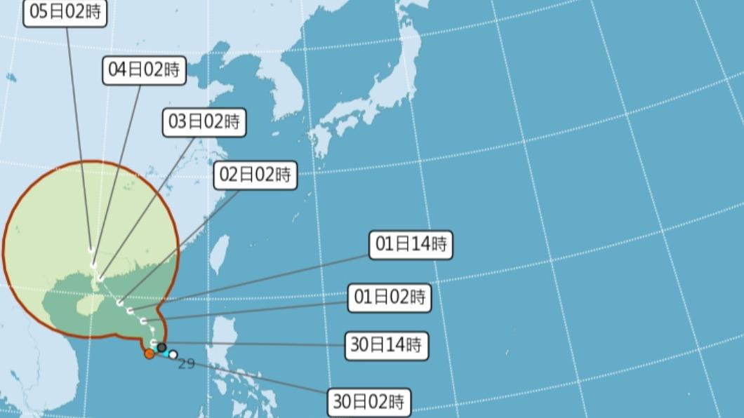 芙蓉輕颱最快今上午成形!明南部、東南部防瞬間強降雨