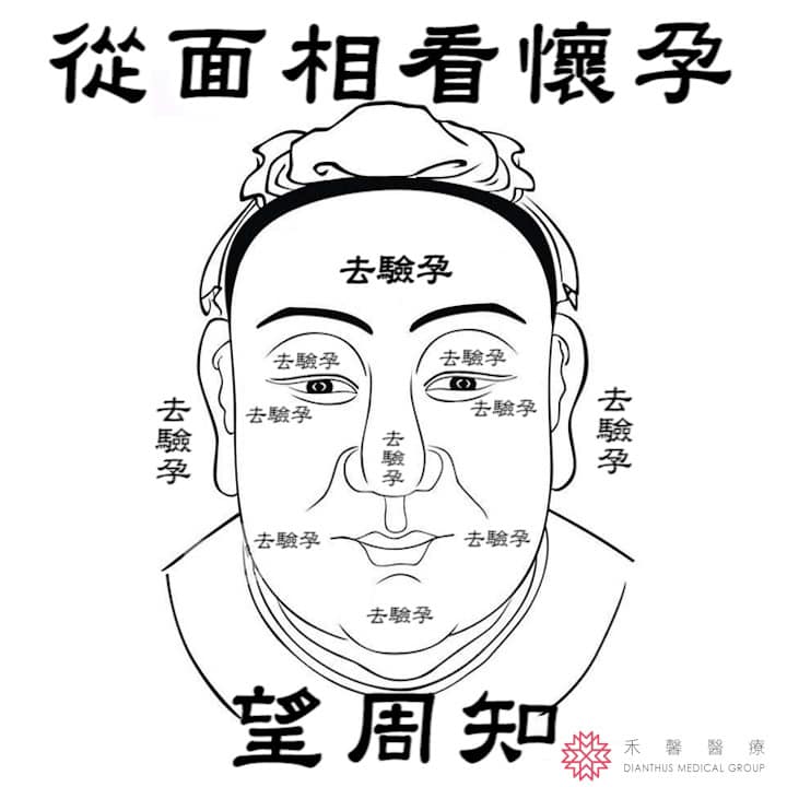 蘇怡寧分享一張梗圖上頭寫著「從面相看懷孕」。(圖/翻攝自蘇怡寧臉書)