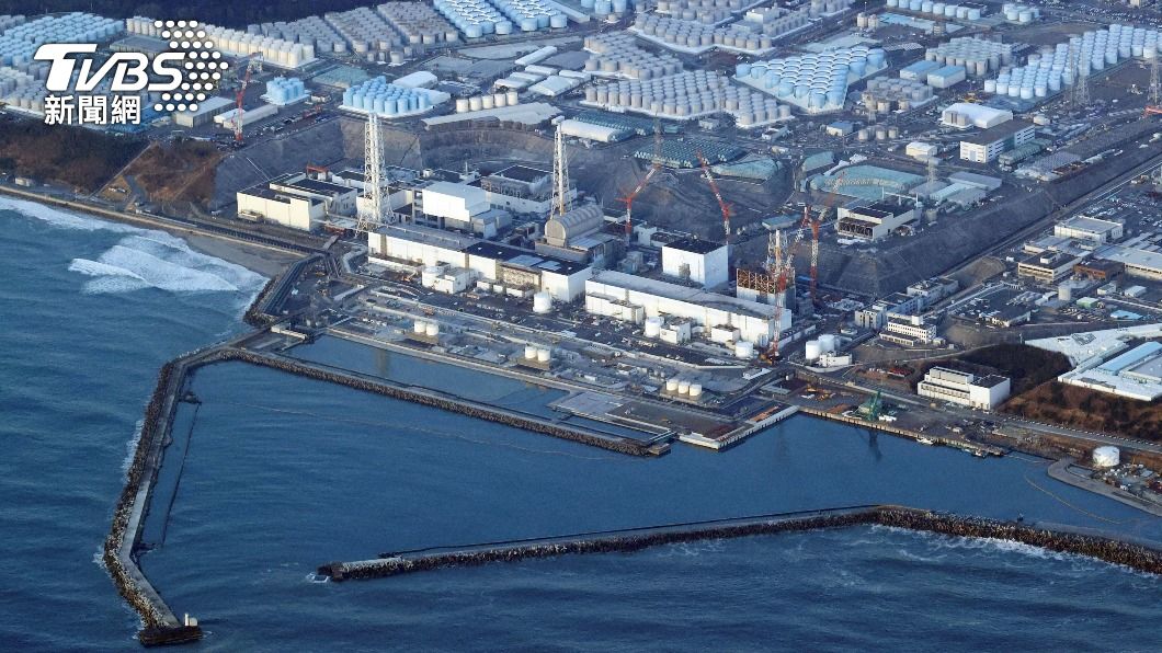 福島第一核電廠空中鳥瞰圖。(圖/達志影像路透社)