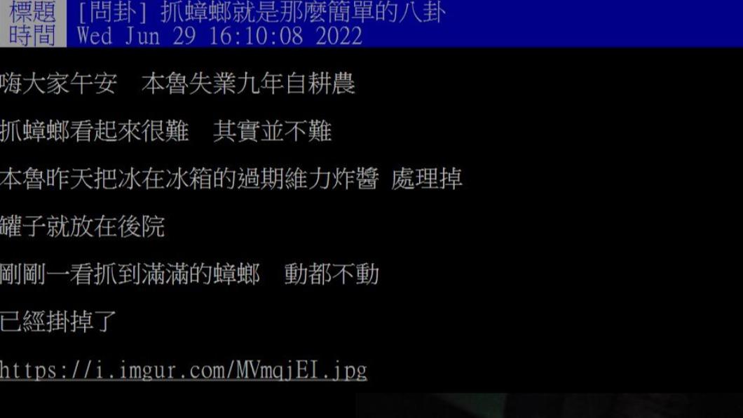 民眾想出妙招，輕鬆消滅蟑螂。（圖／翻攝自PTT）
