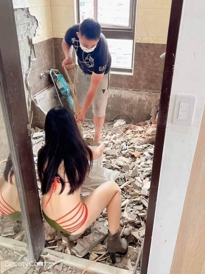 工人難找,原PO乾脆請傳播來充當人手。(圖/翻攝自爆廢公社公開版)