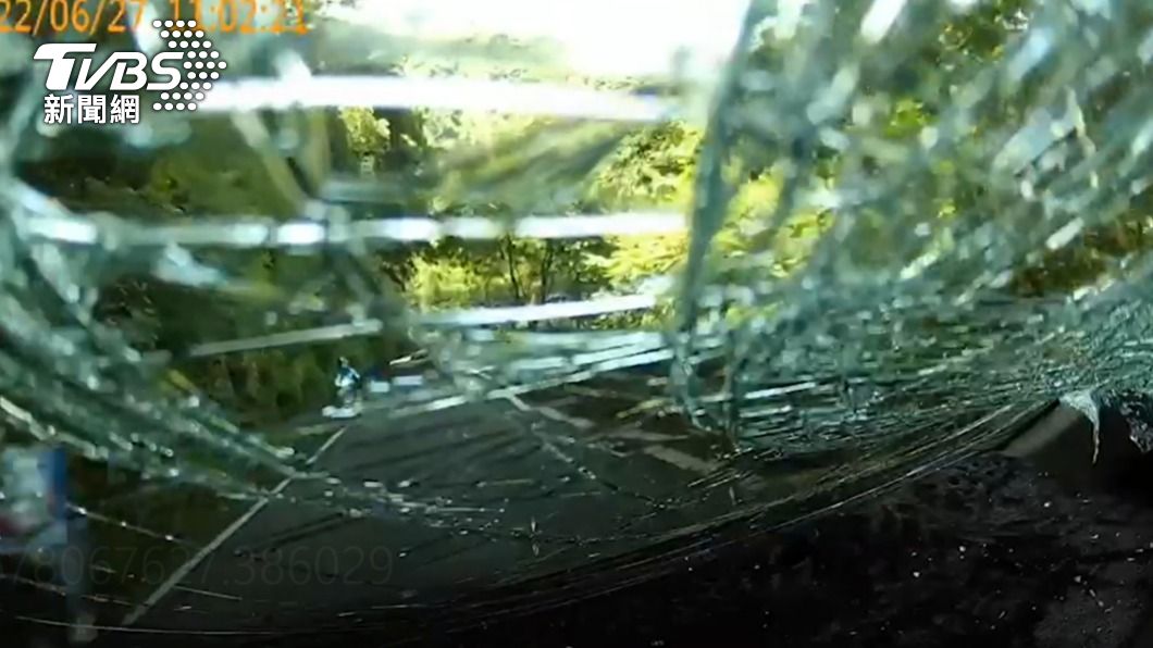 行車紀錄器畫面。(圖/TVBS)