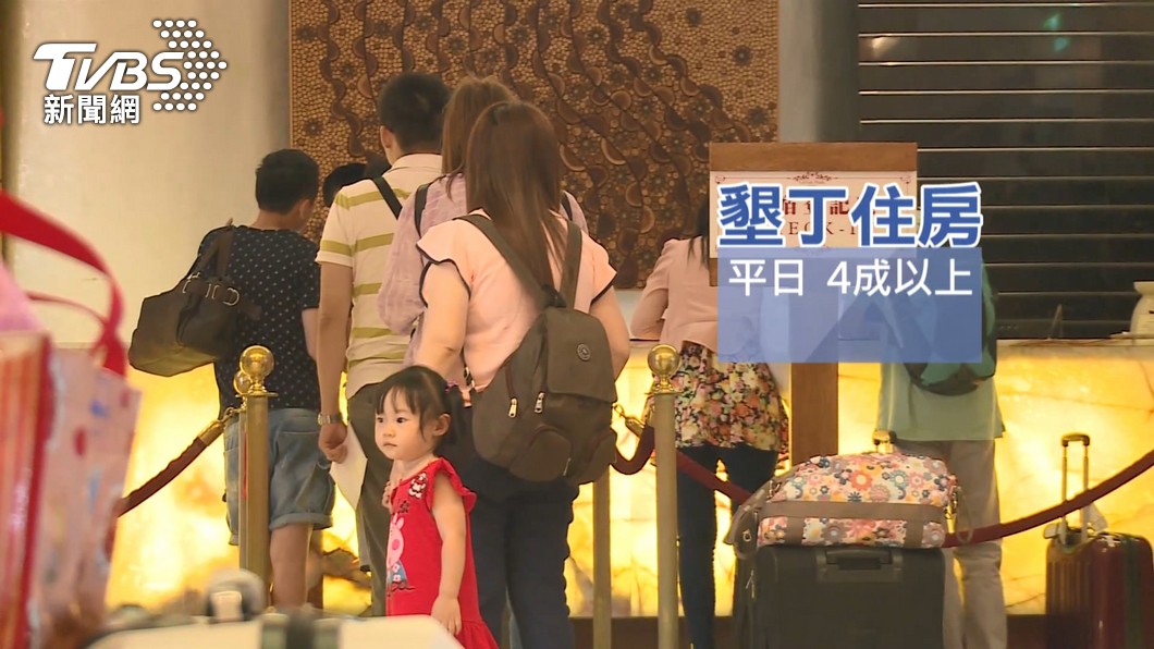 墾丁住房率增加。(圖/TVBS)