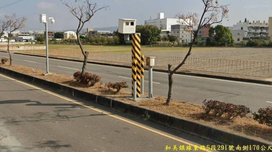 和美鎮線東路5段291號南側短短4個月就開了4,851張紅單。(圖/交通隊提供)