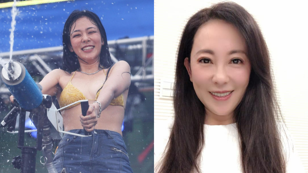 有台灣網友發現BIBI這張照片角度超像台灣前偶像女團成員況明潔。(合成圖/翻攝自BIBI IG@bibi__only和況明潔臉書)
