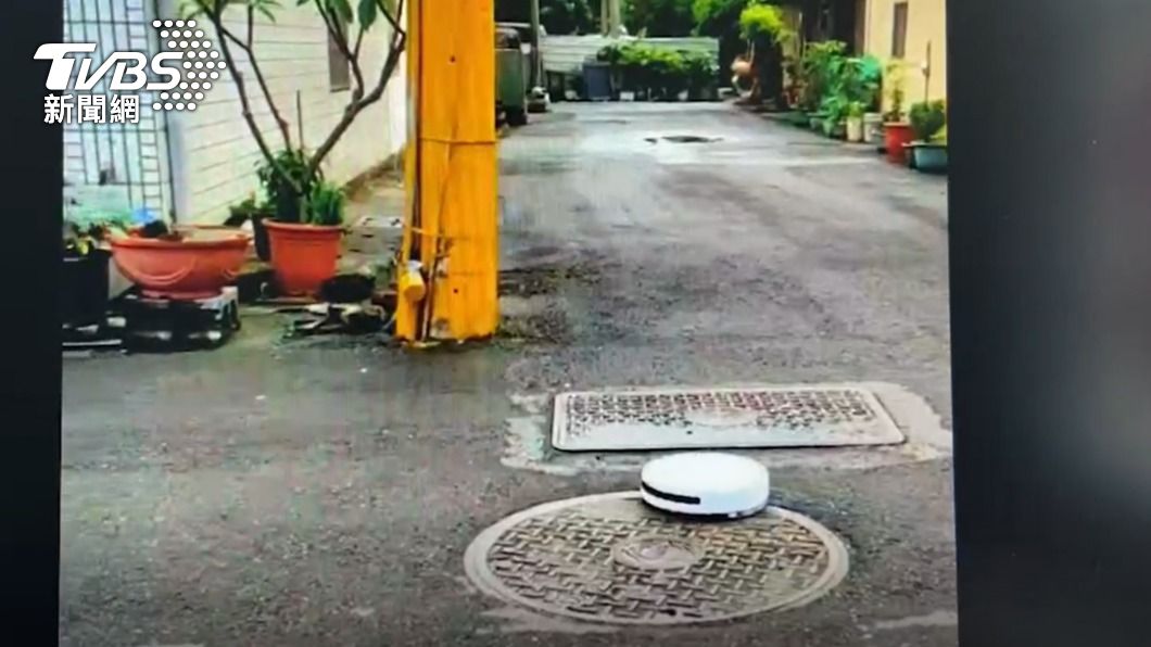 經過路面發出「喀喀喀」聲響。（圖／民眾提供）