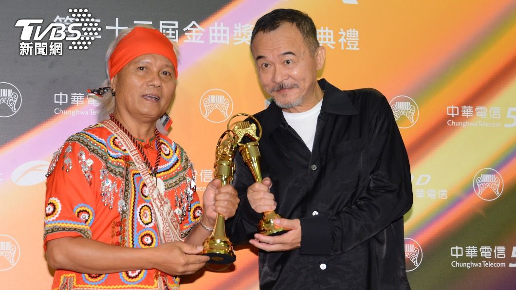 陳聲未到現場,只有黃連煜、陳世隆領獎。(圖/許方正攝)