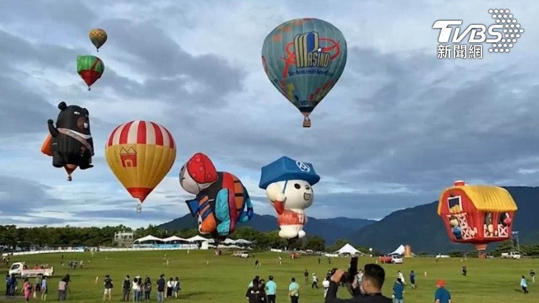 天公不作美!台東熱氣球嘉年華上午取消 下午照常舉行