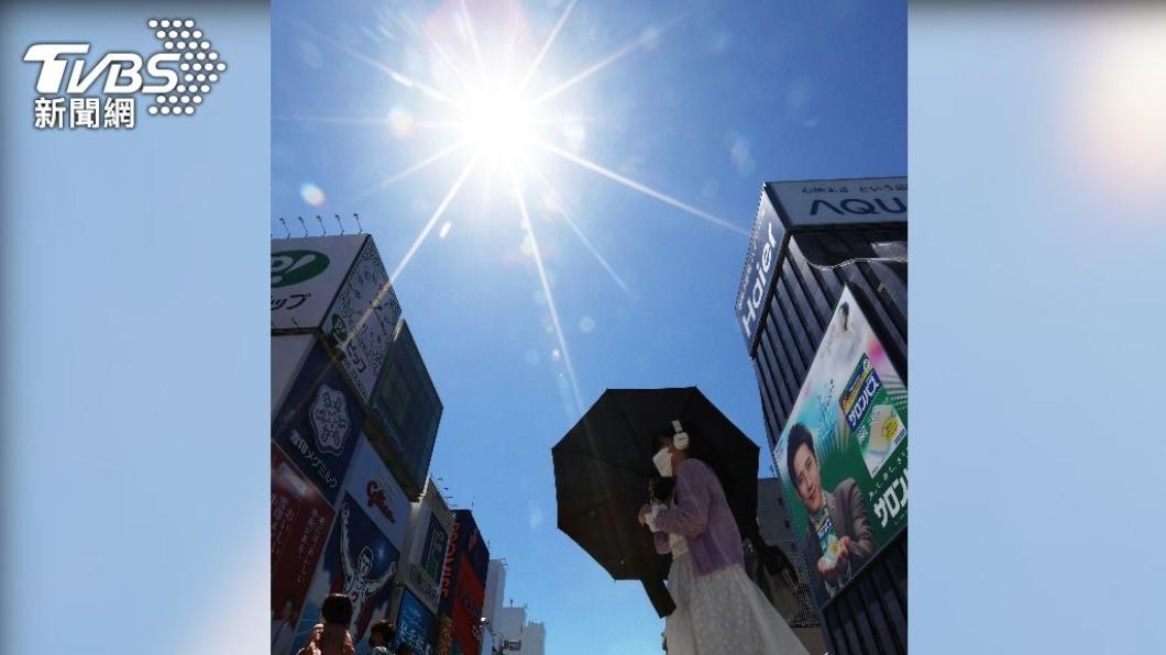日本最近受到熱浪侵襲。(圖/達志影像美聯社)