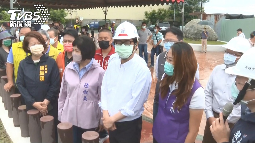 陳其邁選戰主打政績牌。(圖/TVBS)