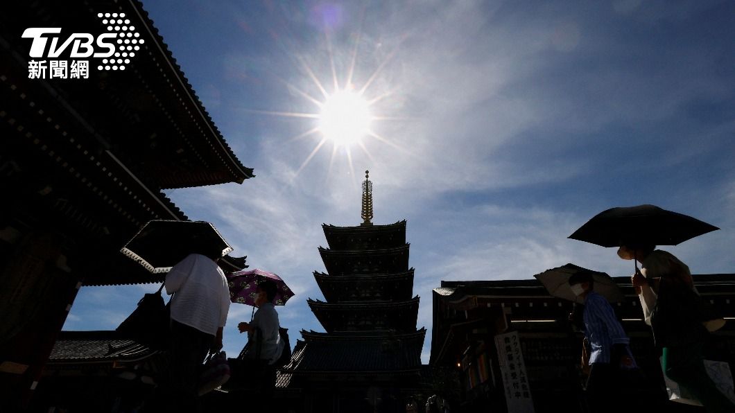 東京連9天高溫逾35度 創1875年以來最長紀錄