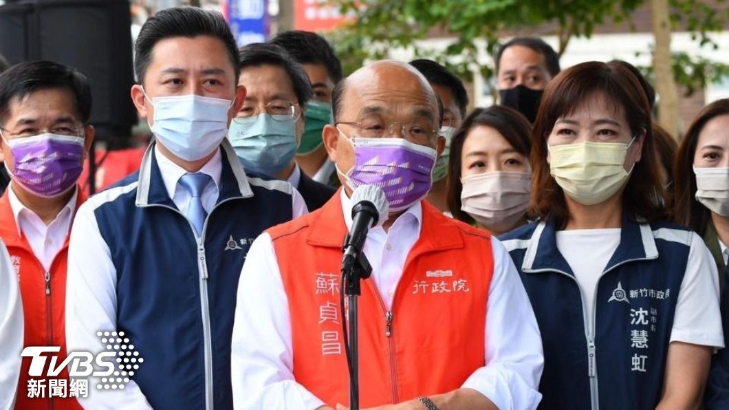 行政院長蘇貞昌今(3)日前往新竹市。(圖/行政院提供)