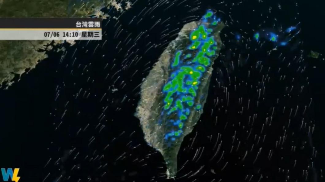 全台不穩定天氣將持續至6日。（圖／翻攝自天氣風險 WeatherRisk臉書）