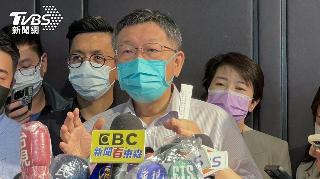 台北市長柯文哲。(圖/TVBS)