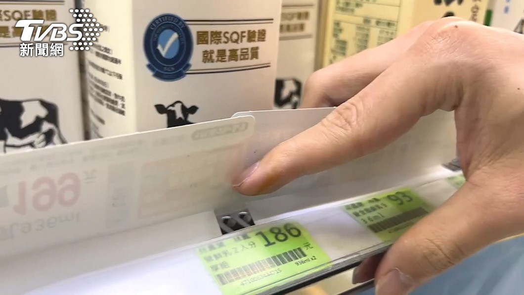 鮮奶接連漲價。(示意圖/TVBS)